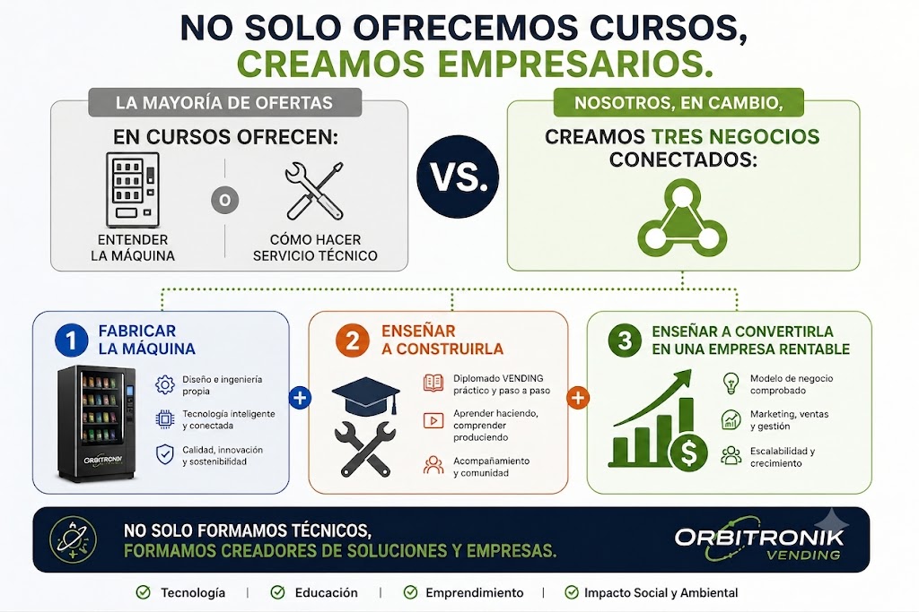 Tres cursos relacionados con emprendimiento aplicado